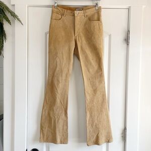 Vintage 90’s Evolution Not Revolution Leather Suede Pant (Read Description!!)